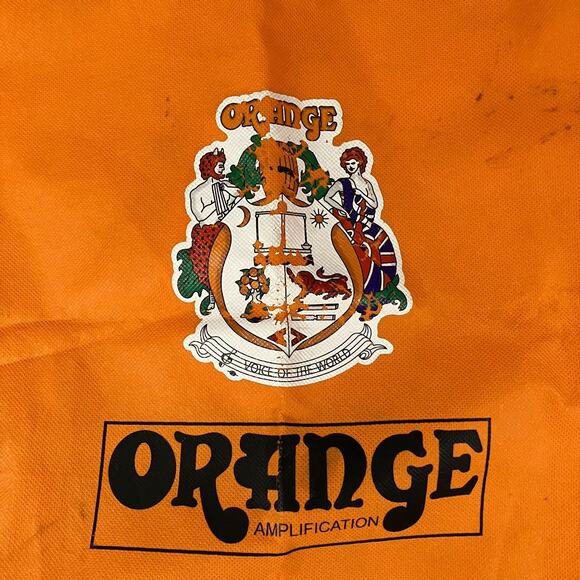 Orange Amplification Tote Bag 17x15 Logo Music Promo Slight Marks See Photos - Picture 9 of 16